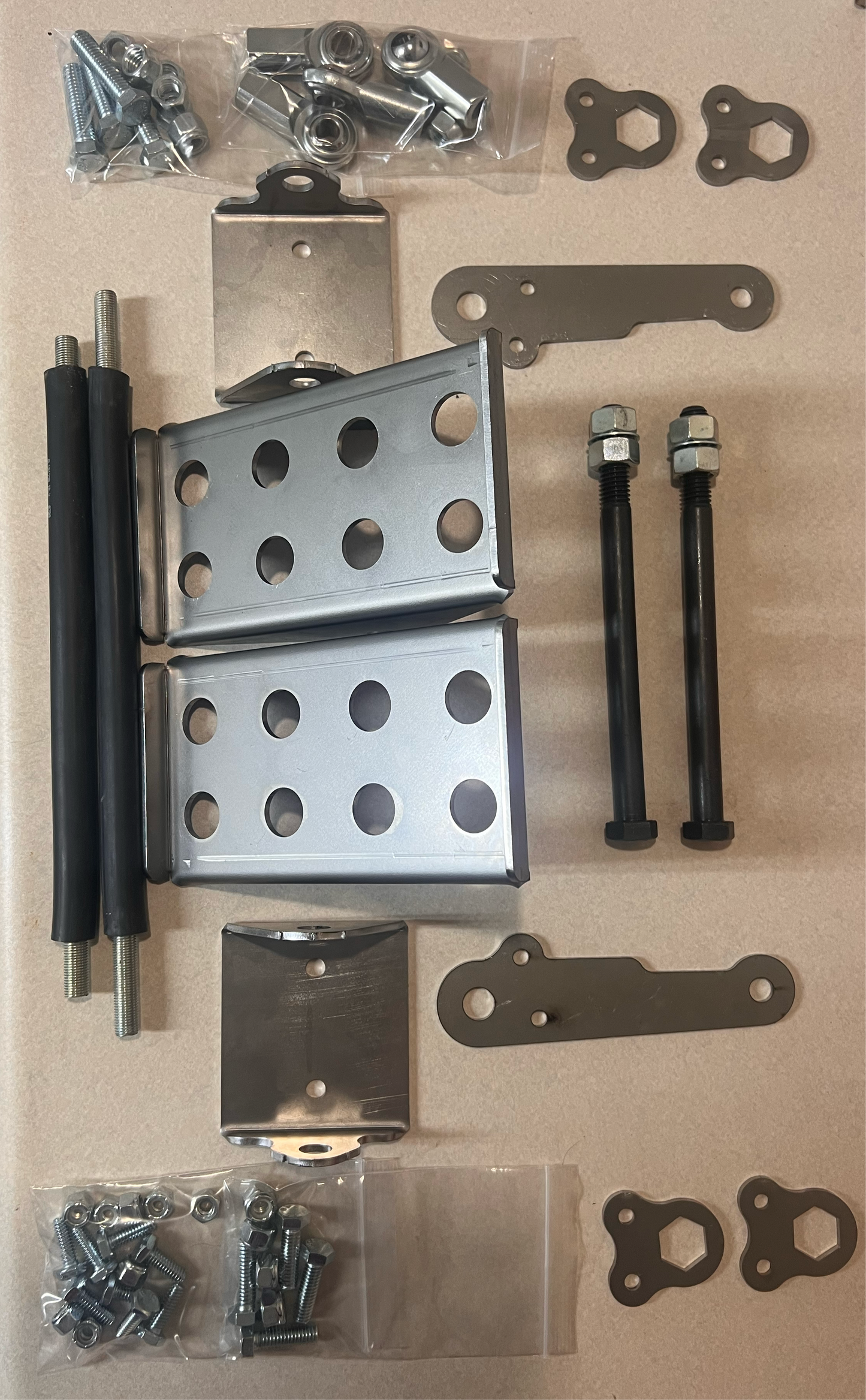 1 ton mini excavator travel pedal kit (raw finish)