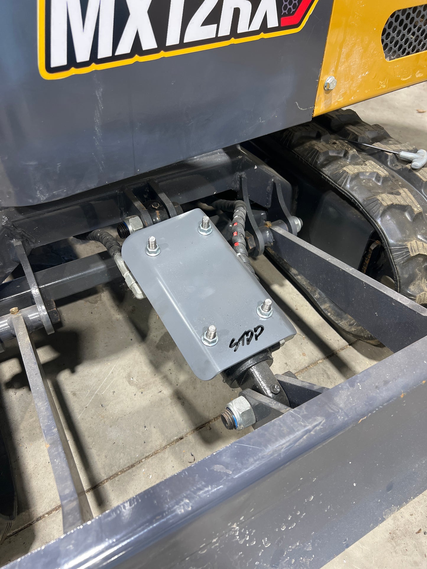 1 ton mini excavator blade cylinder guard 2.25-2.5"