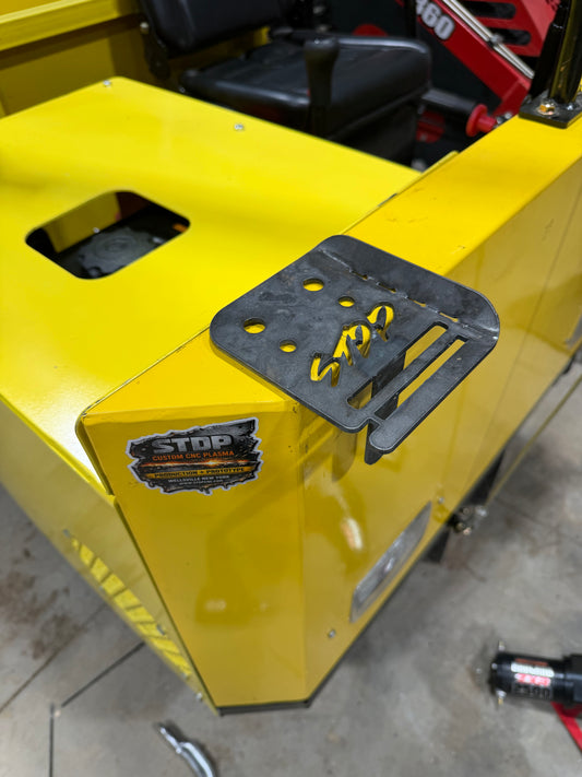 Universal electric chain saw mount